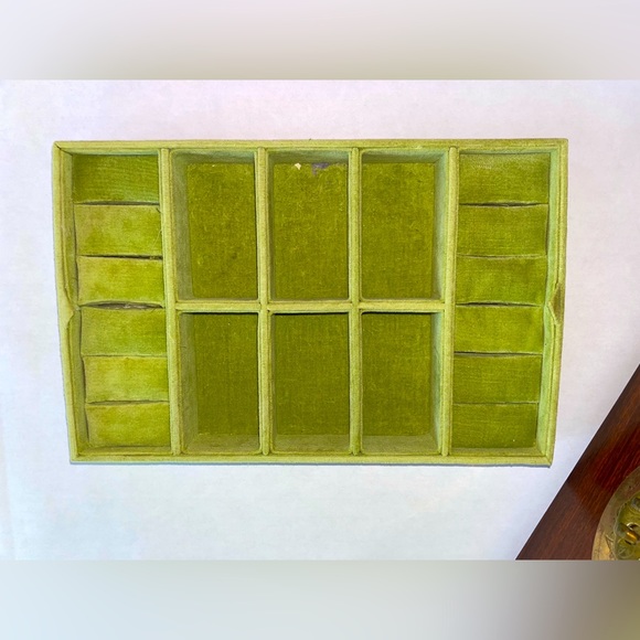 Vintage Jewelry Box Hong Kong Large Wood Carved Jade This Will Hold Everything! - Picture 7 of 14